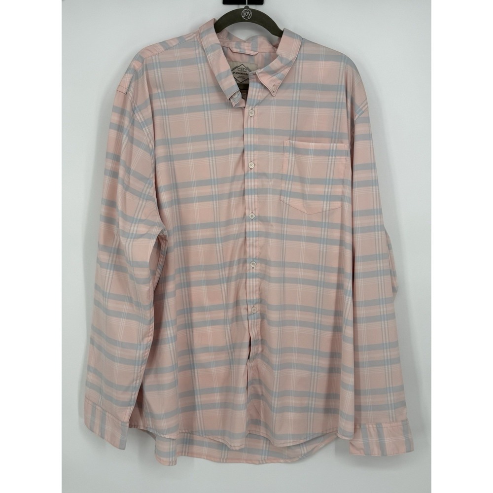 St. Johns Bay Men's Long Sleeve Button Down XXL